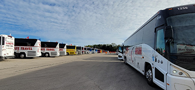 Photo: Buses at sporting events